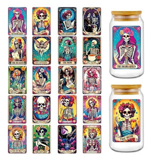 Glass Cup with Bamboo Lid and Glass Straw